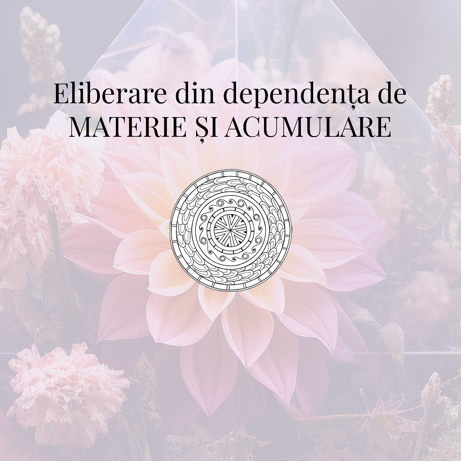 Eliberare din dependența de MATERIE ȘI ACUMULARE